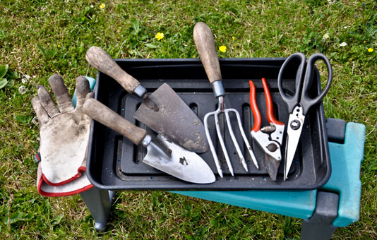 Garden maintenance tool kit